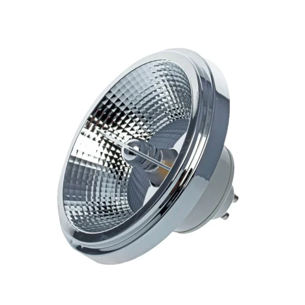 Bec LED ES111 GU10 alb-argintiu 9W 4000K