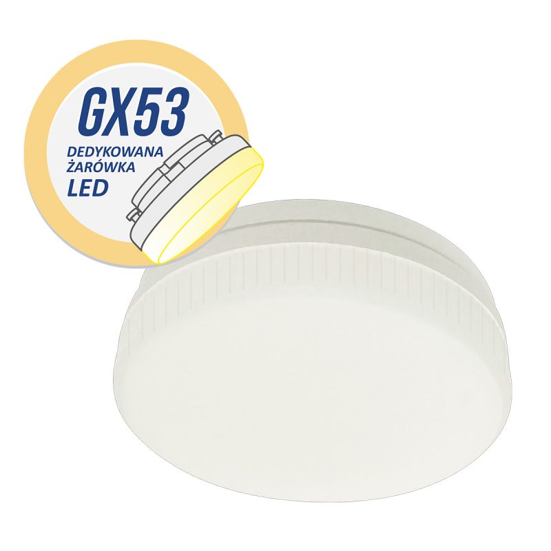 Bec LED LP-GX53 5W 3000K
