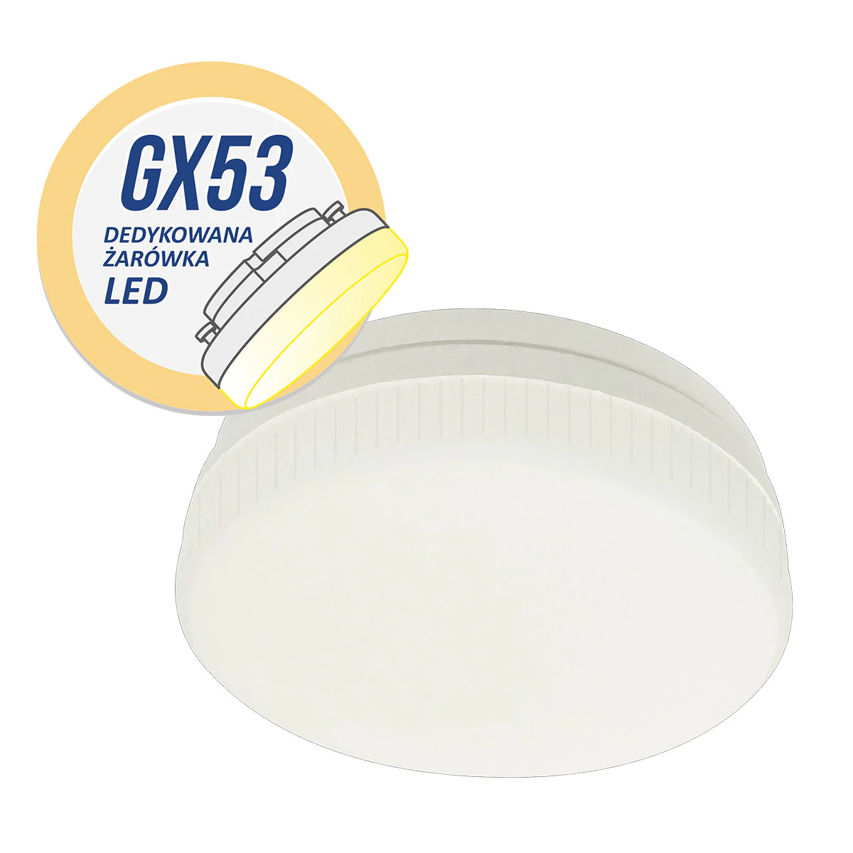 Bec LED LP-GX53 5W 4000K