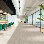 Covor pvc London Stone T30, alb, aspect natural, Centra 70, IVC, 2ml