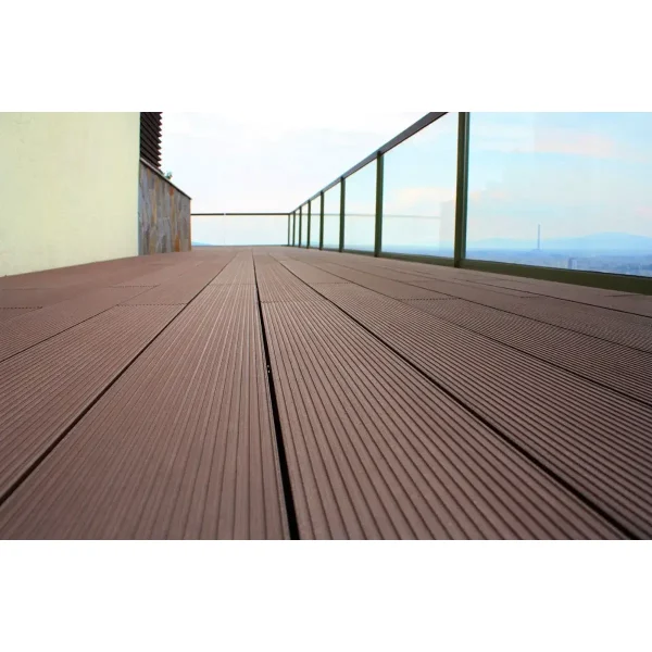 Deck terasa Maro, WPC, 148x23mm, L 3800mm, structura cu gol rotund, Virtuoso
