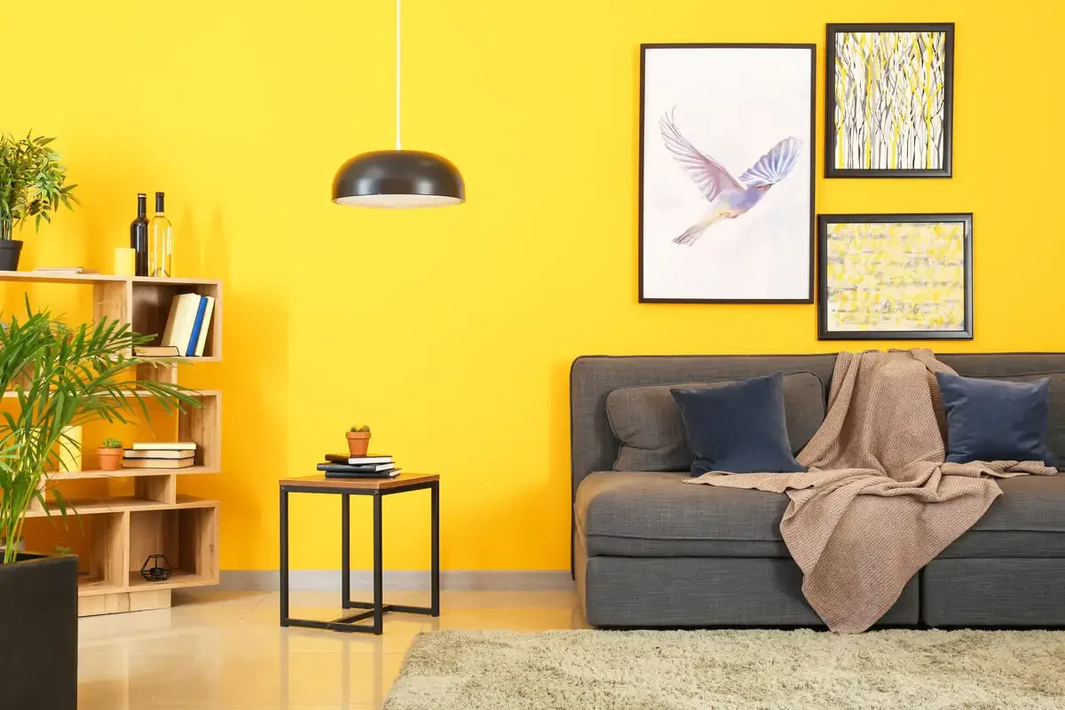 Idei pentru utilizarea nuanțelor de gri și galben în decorațiunile tale