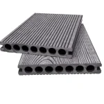 Deck Terasa Gri din WPC, 148x23mm, 3800mm, Structura Rotundă, Virtuoso