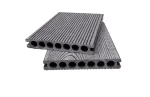 Deck Terasa Gri din WPC, 148x23mm, 3800mm, Structura Rotundă, Virtuoso