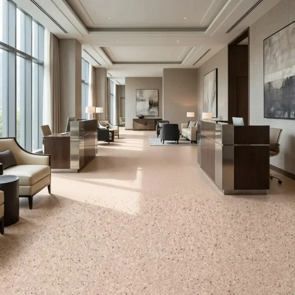 Covor PVC, bej, spații comerciale, omogen, antiderapant, Tarkett Primo Plus 301, 2 mm