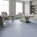 Covor PVC omogen albastru, 2mm, Primo Plus, 308 Blue, Tarkett