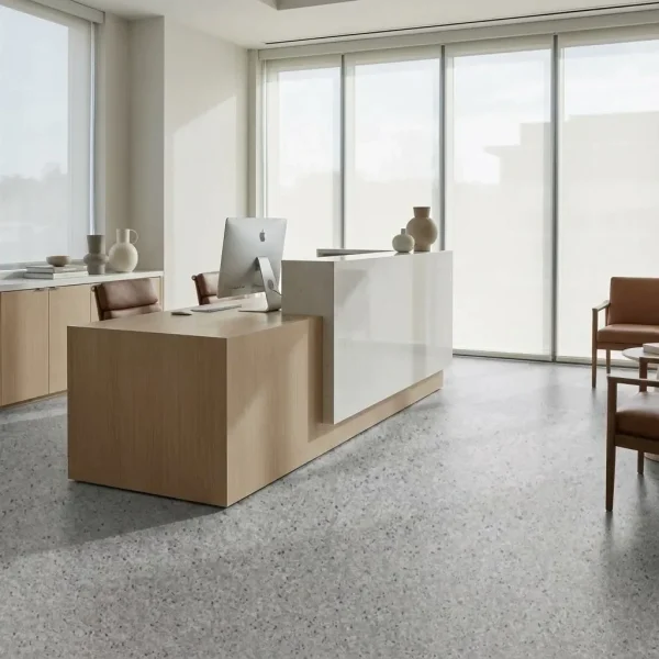 Covor PVC Primo 315, Omogen Vinyl, Gri Deschis, PRIMO PLUS SEE, Tarkett, 2x23m