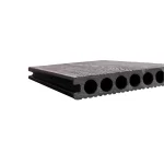 Deck Terasa Gri din WPC, 148x23mm, 3800mm, Structura Rotundă, Virtuoso