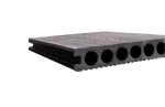 Deck Terasa Gri din WPC, 148x23mm, 3800mm, Structura Rotundă, Virtuoso