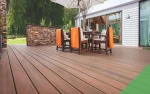 Deck terasa Maro, WPC, 148x23mm, L 3800mm, structura cu gol rotund, Virtuoso