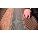 Deck terasa Maro, WPC, 148x23mm, L 3800mm, structura cu gol rotund, Virtuoso