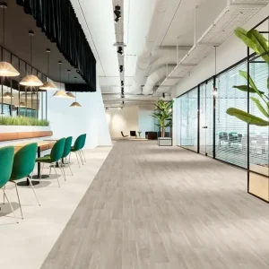 Covor PVC Allure T33, Centra 70, gri bej, aspect lemn, IVC, 200 cm