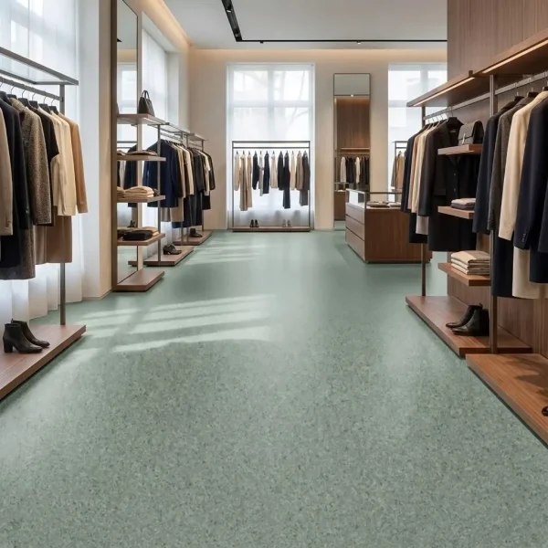 Pardoseală vinil omogen Primo Plus 311, SEE, verde-gri, 2mm, Tarkett