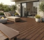 Placa deck coextrudat, maro, fața simplă și 3D, 140x20mm, Virtuoso