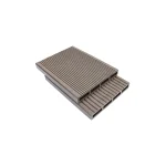 Placă gard WPC maro cu dungi, 20x150mm, 4 ml, Virtuoso