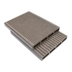 Placă gard WPC maro cu dungi, 20x150mm, 2.5ml, Virtuoso