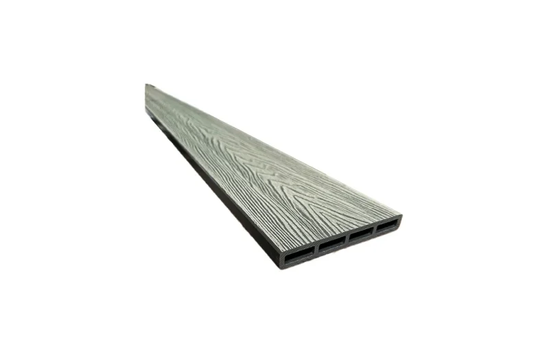 Placa gard 3D ambele fete textura lemn WPC