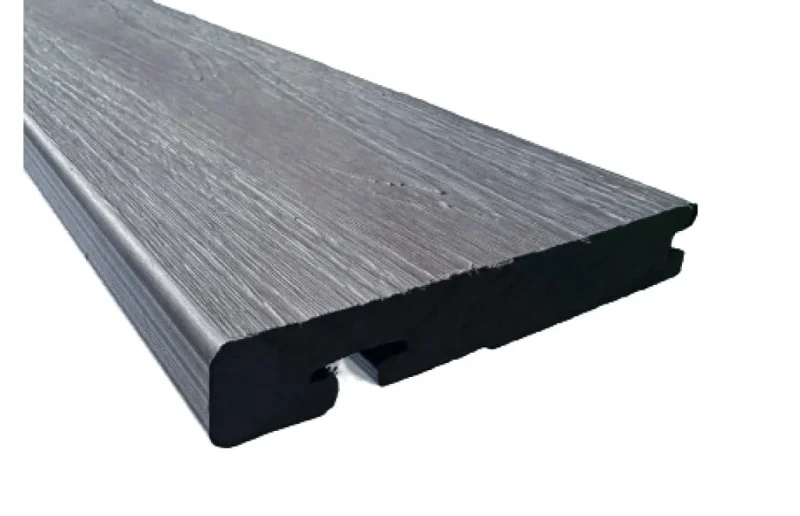 Treapta WPC gri inchis 138x22.5mm