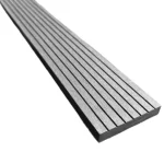 Fasie deck wpc 3D, terminatie 150×10 mm 4ml, gri deschis, Virtuoso
