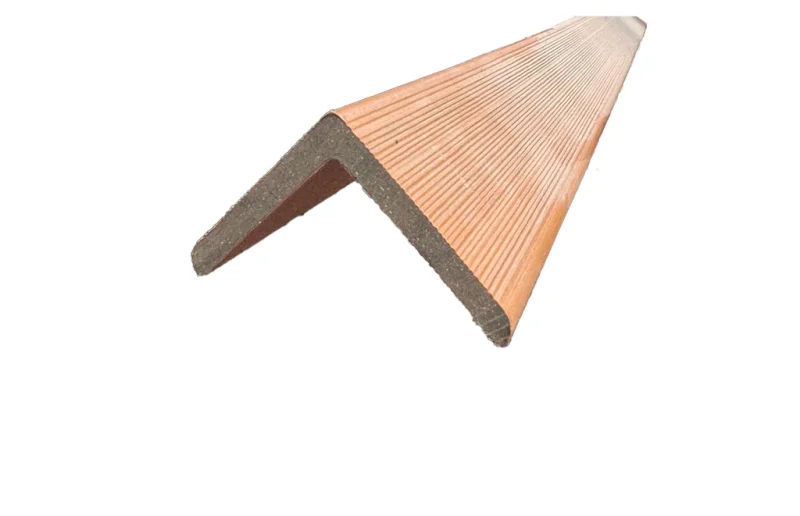 Profil L coextrudat pentru riflaj WPC stejar 60-200