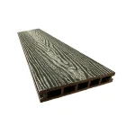 Placa deck terasa 3D WPC Negru Antichizat, 150x24mm, 4ml, Virtuoso