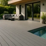 Treapta decking WPC, 300x60x24 mm 4ml, gri inchis, Virtuoso