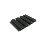 Riflaj coextrudat canelat WPC gri inchis carbune, 219x26mm, 3.6ml, Virtuoso