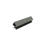 Colțar riflaj WPC gri deschis, 40x40mm, 3.6ml, Virtuoso