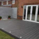 Placa deck terasa piscina, WPC gri inchis, 146x25mm, 4ml, Virtuoso