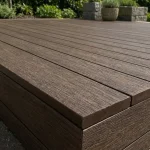 Fasie terminatie deck wpc NO GAP, 70 x 11 mm, 4000 mm, maro, Virtuoso 5 Fasie terminatie deck wpc NO GAP, 70 x 11 mm, 4000 mm, maro, Virtuoso