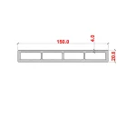 150x20.6mm