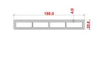 150x20.6mm
