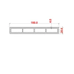 150x20.6mm