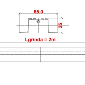 65 x 25 mm