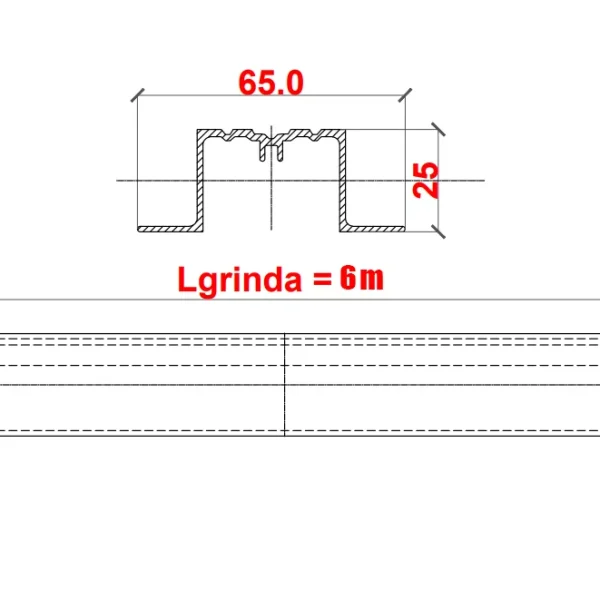 65 x 25 mm