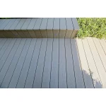 Placă terminație deck WPC, gri deschis, 146x25mm, Virtuoso, 4ml