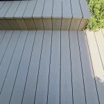 Placă terminație deck WPC, gri deschis, 146x25mm, Virtuoso, 4ml