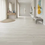 Parchet SPC Stejar Eldborg Oak WOODRIC EIR, alb, click 2G, Arbiton - Parchet SPC