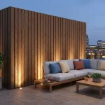 Placă de gard 3D compozit lemn și plastic, maro, 150 x 20 mm, 2ml, Virtuoso 4 Placă de gard 3D compozit lemn și plastic, maro, 150 x 20 mm, 2ml, Virtuoso