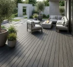 Placa deck terasa, co extrudata, 145x22mm, gri lemn, No Gap, Virtuoso, 2.9ml