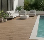 Placa deck terasa piscina WPC 3D, 146×25 mm, maro lemn, 2ml, Virtuoso