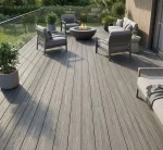 Placa deck terasa WPC Premium, co extrudata, 145x22mm, gri lemn, No Gap, 2ml, Virtuoso