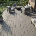 Placa deck terasa WPC Premium, co extrudata, 145x22mm, gri lemn, No Gap, 2ml, Virtuoso 3 Placa deck terasa WPC Premium, co extrudata, 145x22mm, gri lemn, No Gap, 2ml, Virtuoso