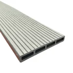 Placă de gard 3D, din WPC, gri deschis, 150 x 20 mm, 4ml, Virtuoso