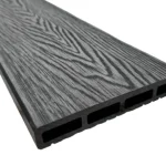 Placă de gard 3D, WPC, gri închis, 150 x 20 mm, 4ml, Virtuoso