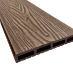 Placă gard 3D, compozit lemn și plastic, maro, 150 x 20 mm, 4ml, Virtuoso