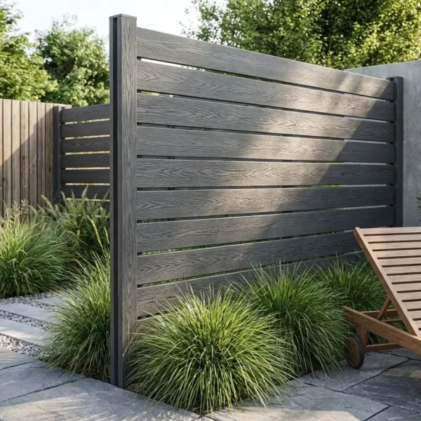 Placa gard scandura WPC, 150x20.6mm, gri, Virtuoso, 2.5ml