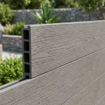 Placă gard WPC cu îmbinare gri, 20x150x2000mm, Virtuoso