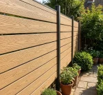 Placa gard WPC lemn compozit, textura lemn bej, 150x20.6mm, 2ml, Virtuoso