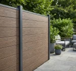 Placa gard WPC lemn compozit, textura maro, 150x20.6mm, 4ml, Virtuoso